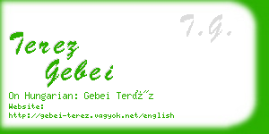 terez gebei business card